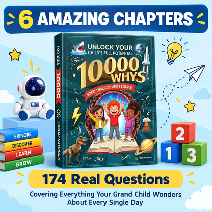 Kid's Encyclopedia "10,000 Whys" - Unlock Your Child's Full Potential Screen Free