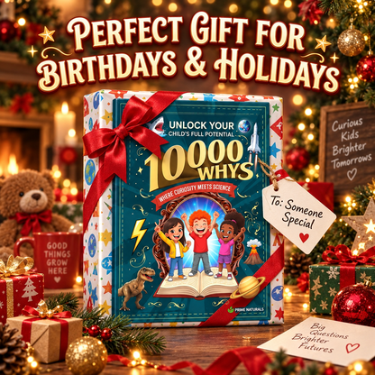 Kid's Encyclopedia "10,000 Whys" - Unlock Your Child's Full Potential Screen Free