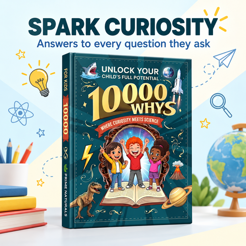 Kid's Encyclopedia "10,000 Whys" - Unlock Your Child's Full Potential Screen Free